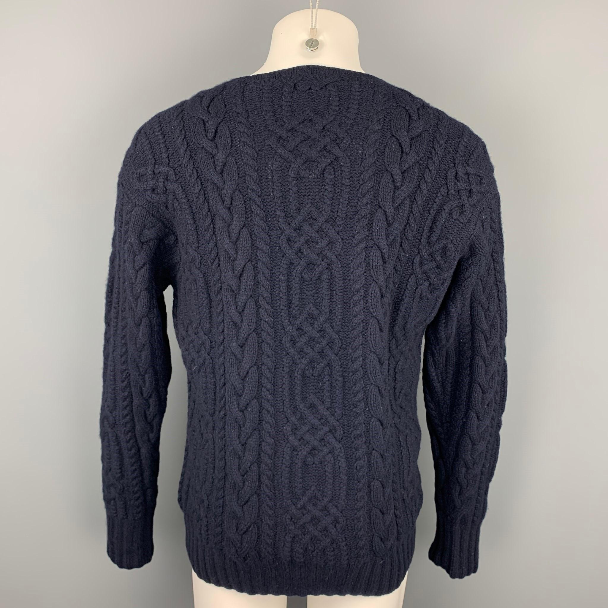 polo hand knit sweater