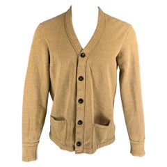 POLO by RALPH LAUREN Size M Tan Cotton / Polyester Buttoned Cardigan