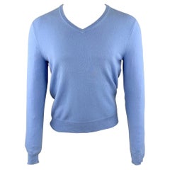 POLO by RALPH LAUREN Size S Light Blue Cashmere V-Neck Pullover