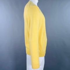POLO by RALPH LAUREN Size XL Yellow Knit Cotton Crew Neck Pullover