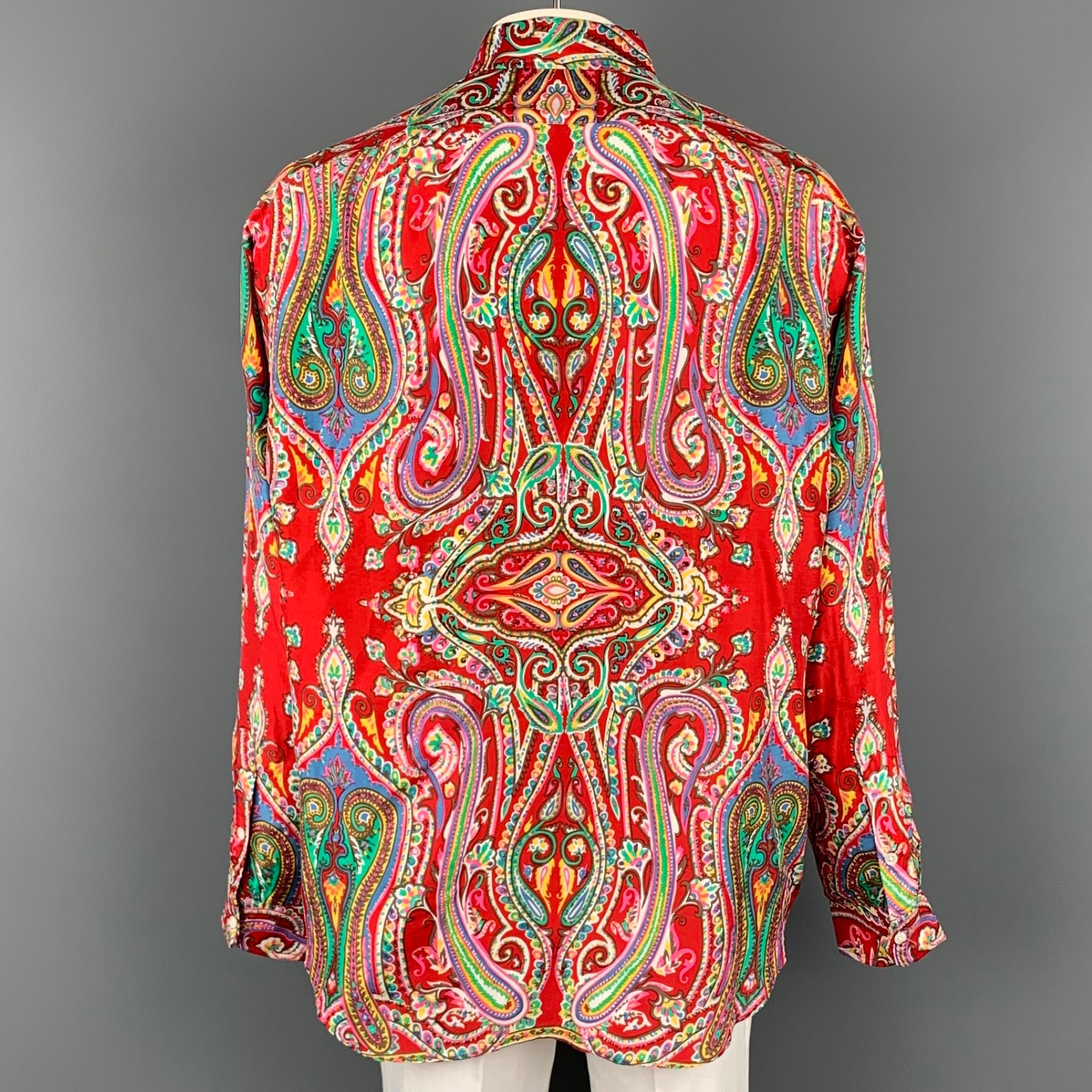 paisley silk shirt