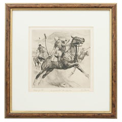 Polo Engraving, California Polo by Reinhold H. Palenske