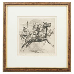 Used Polo Engraving, California Polo by Reinhold H. Palenske 