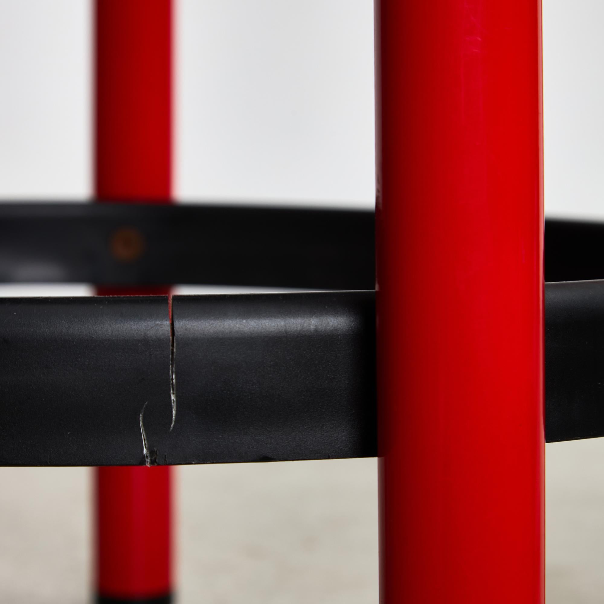 Sgabello Polo Low Bar di Anna Castelli Ferrieri per Kartell, 1979 in vendita 7