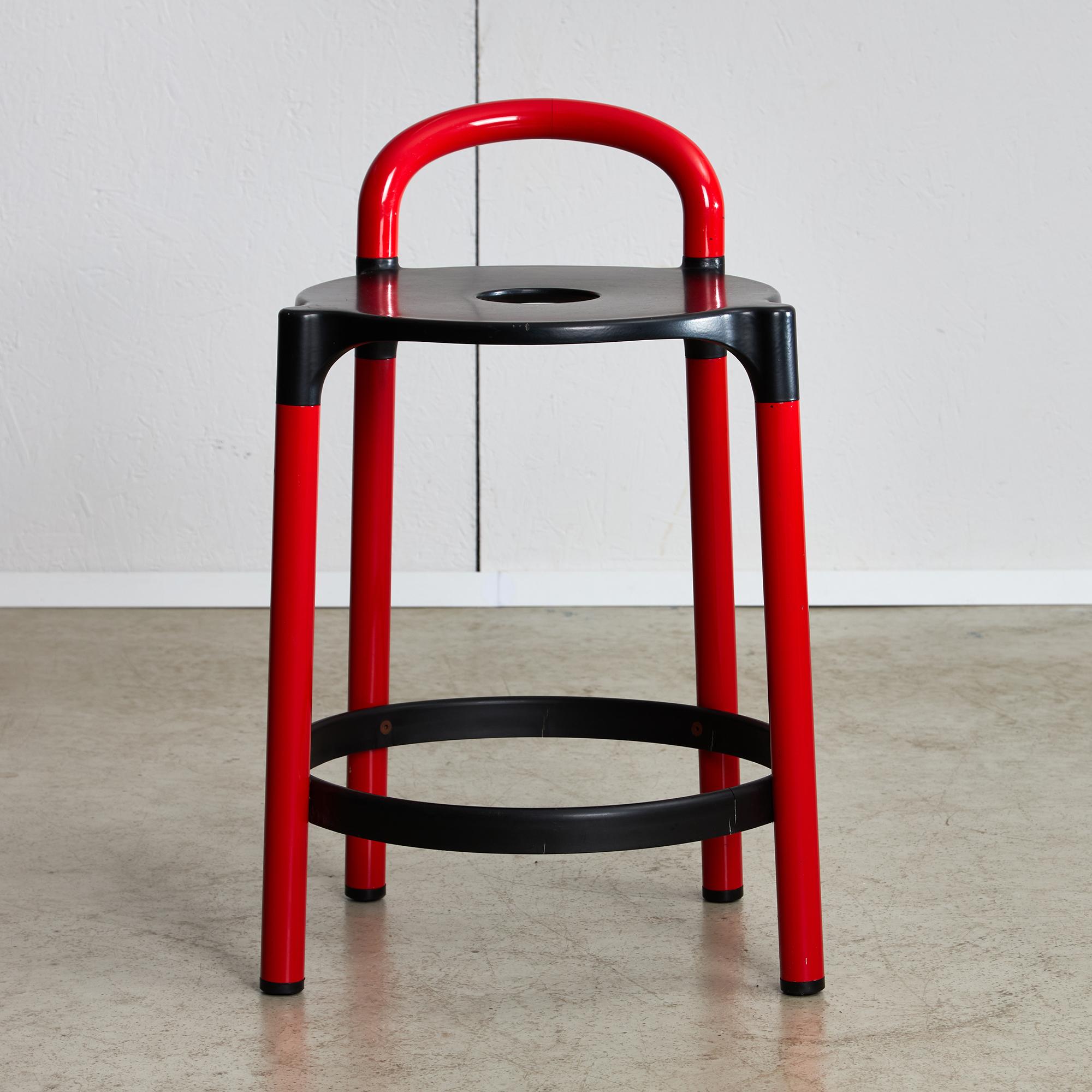 Italiano Sgabello Polo Low Bar di Anna Castelli Ferrieri per Kartell, 1979 in vendita