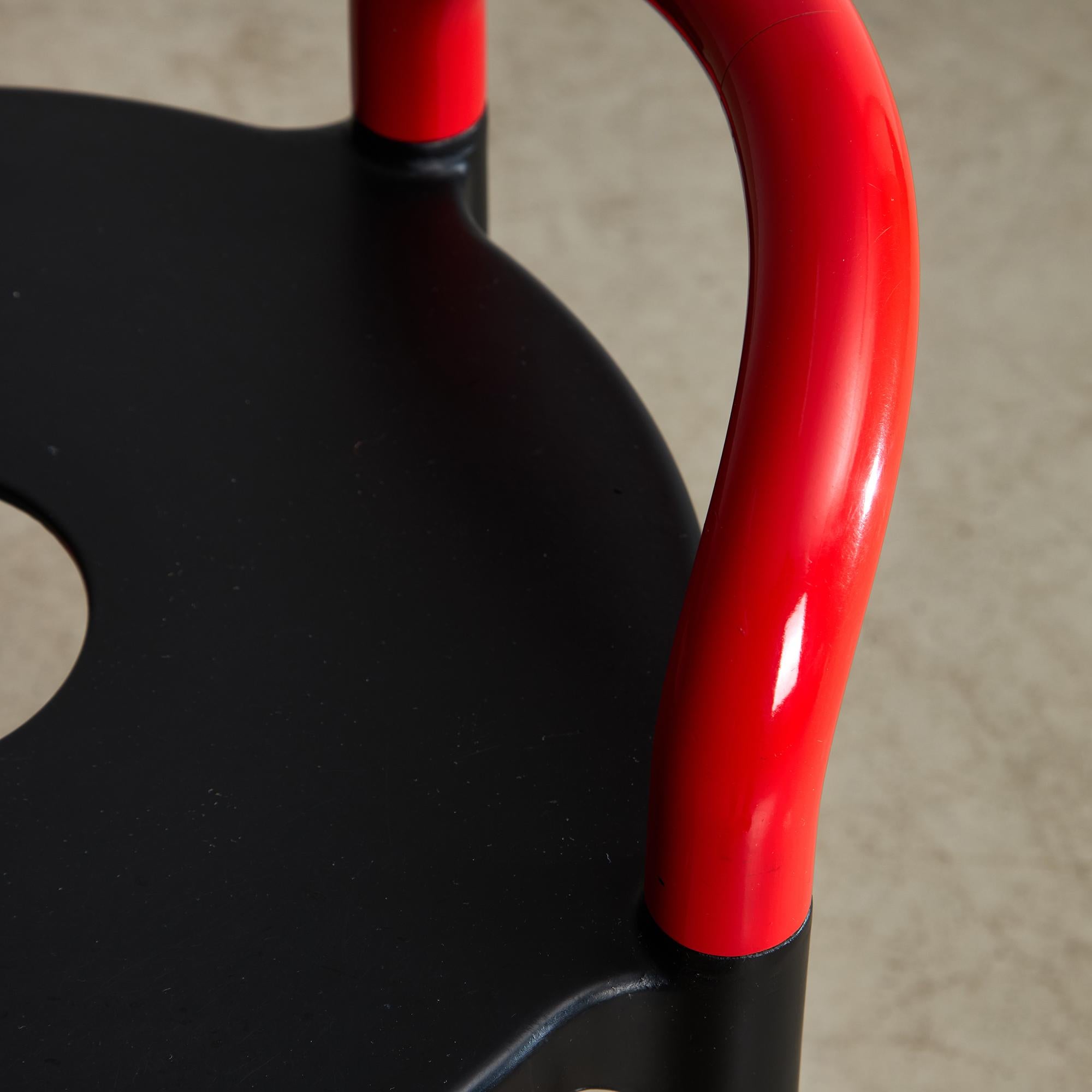 Sgabello Polo Low Bar di Anna Castelli Ferrieri per Kartell, 1979 in vendita 1