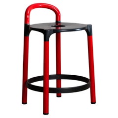 Taburete de bar bajo Polo de Anna Castelli Ferrieri para Kartell, 1979