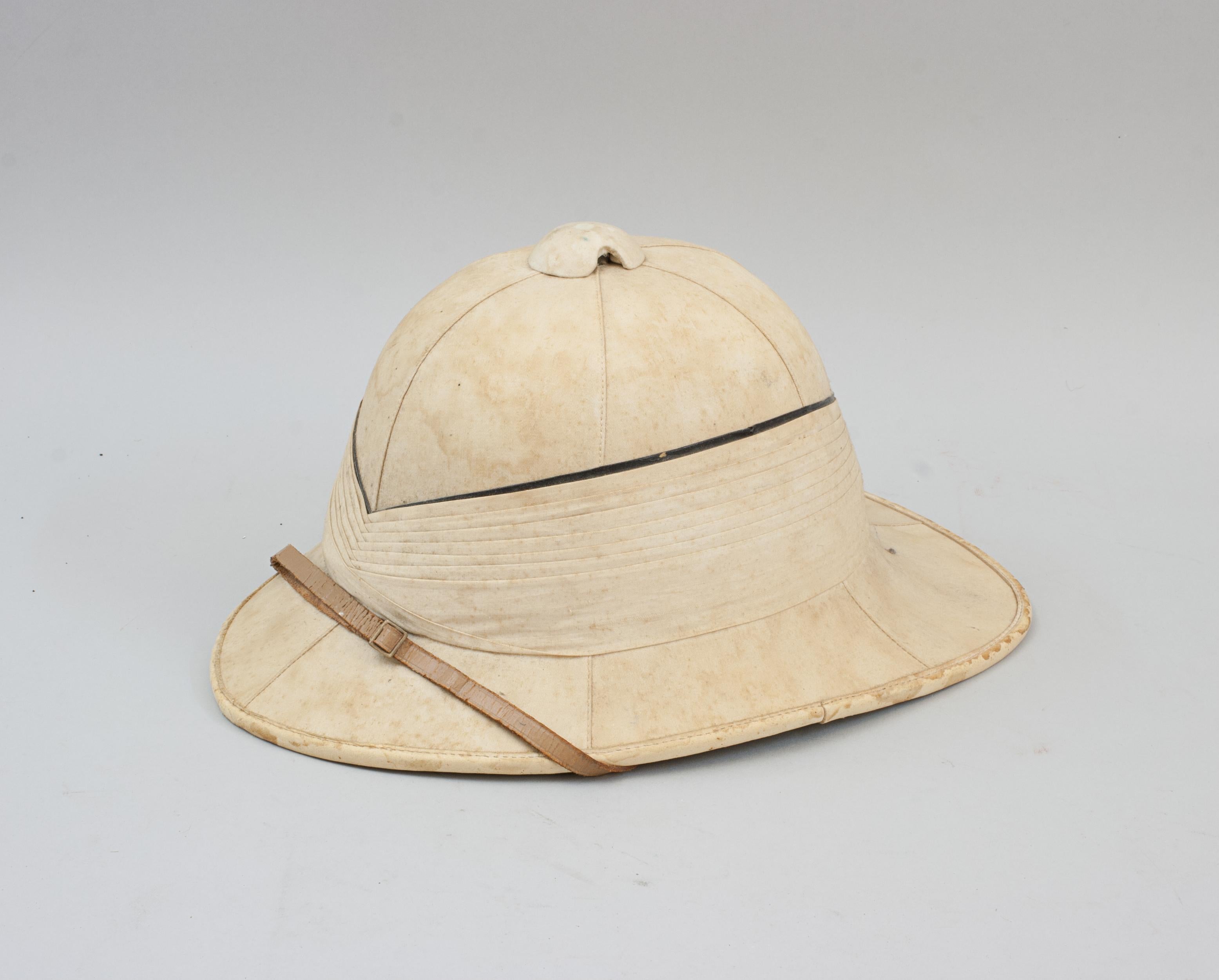 Polo Or Pith Helmet By Gieves Of London For Sale 1