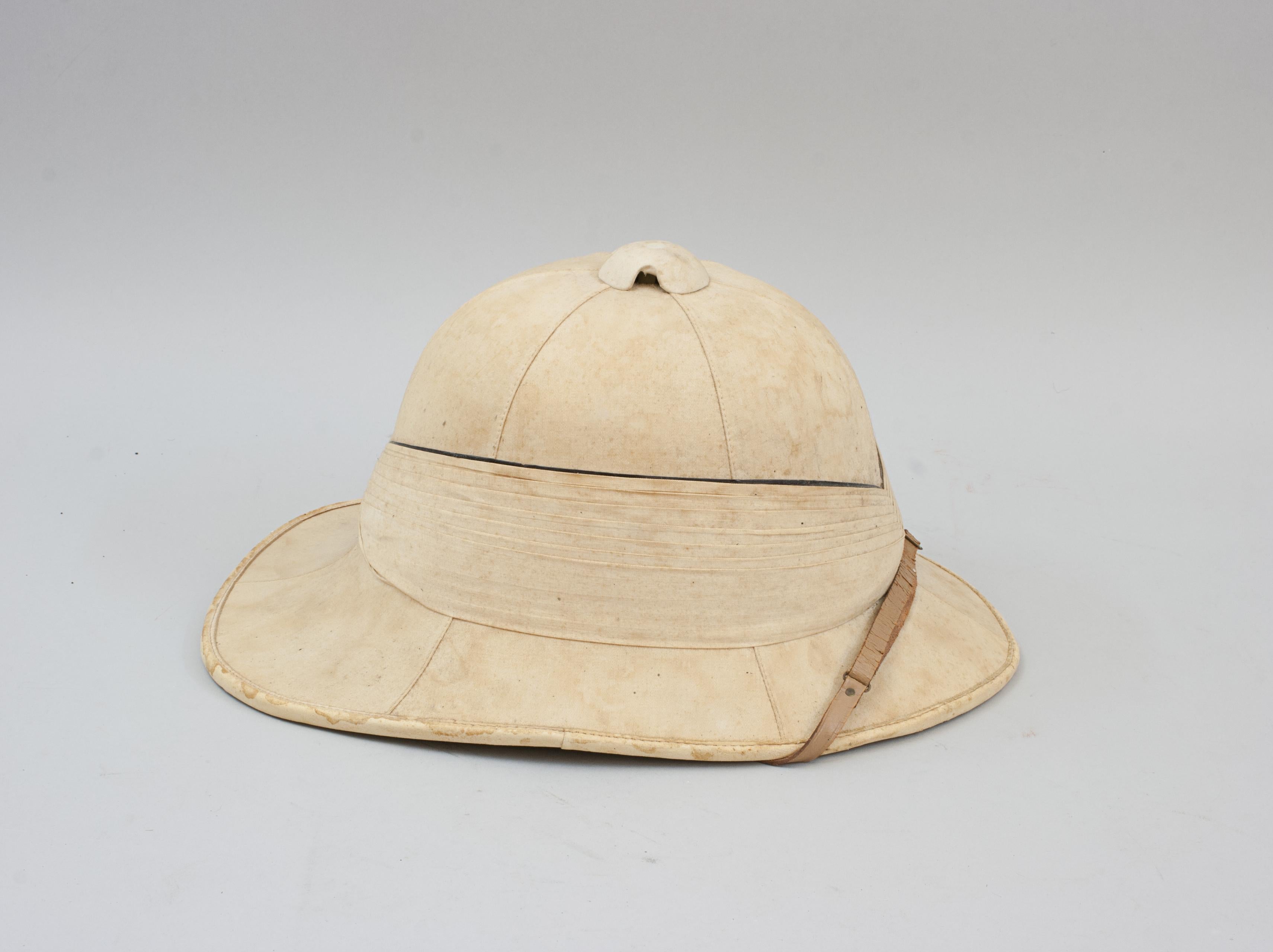 Polo Or Pith Helmet By Gieves Of London For Sale 2