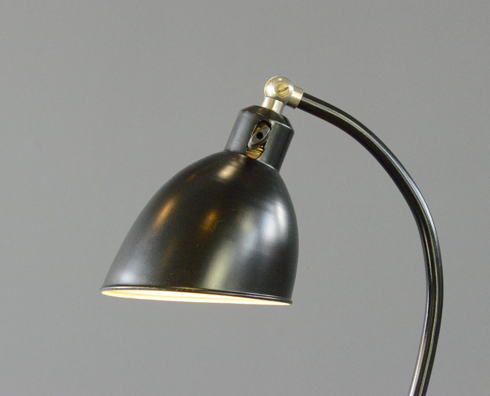 German Polo Popular Desk Lamp By Christian Dell For BUR