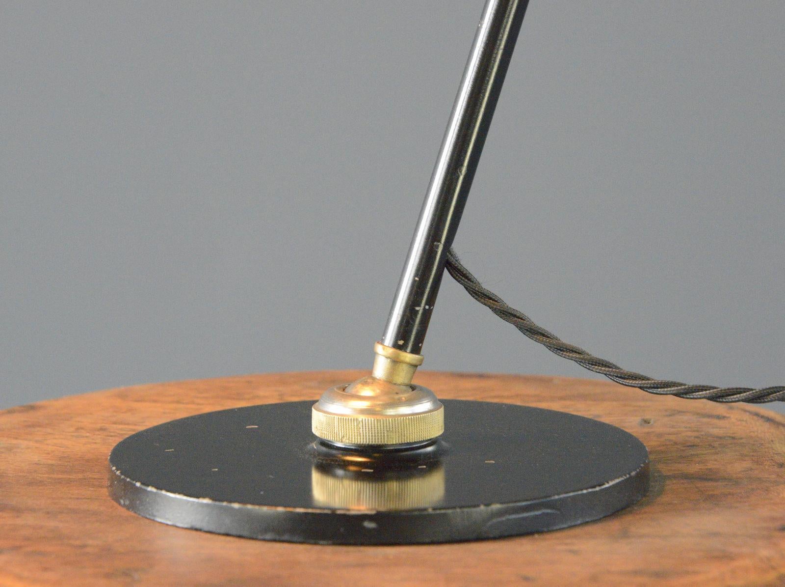 Polo Popular Desk Lamp By Christian Dell For BUR In Good Condition In Gloucester, GB