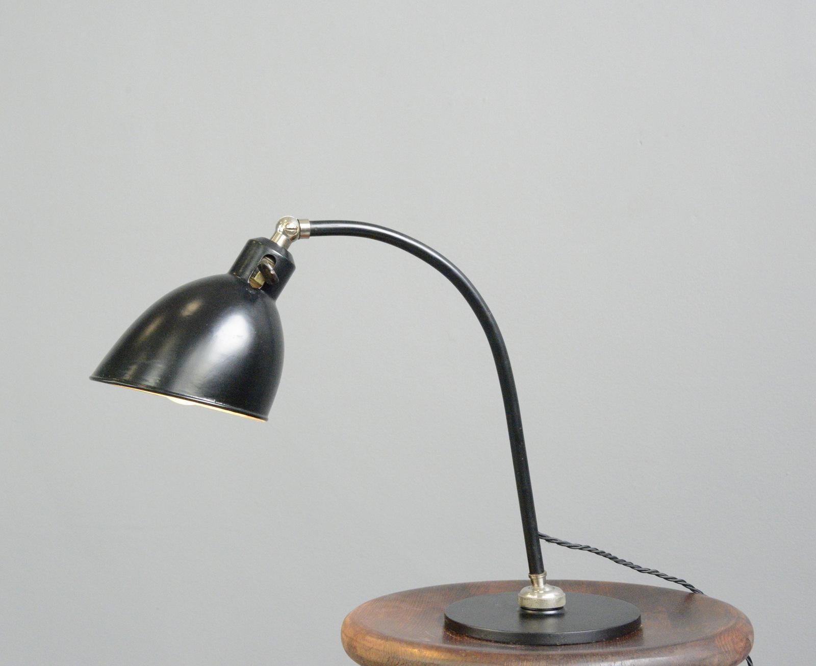 Early 20th Century Polo Popular Desk Lamp by Christian Dell for BUR
