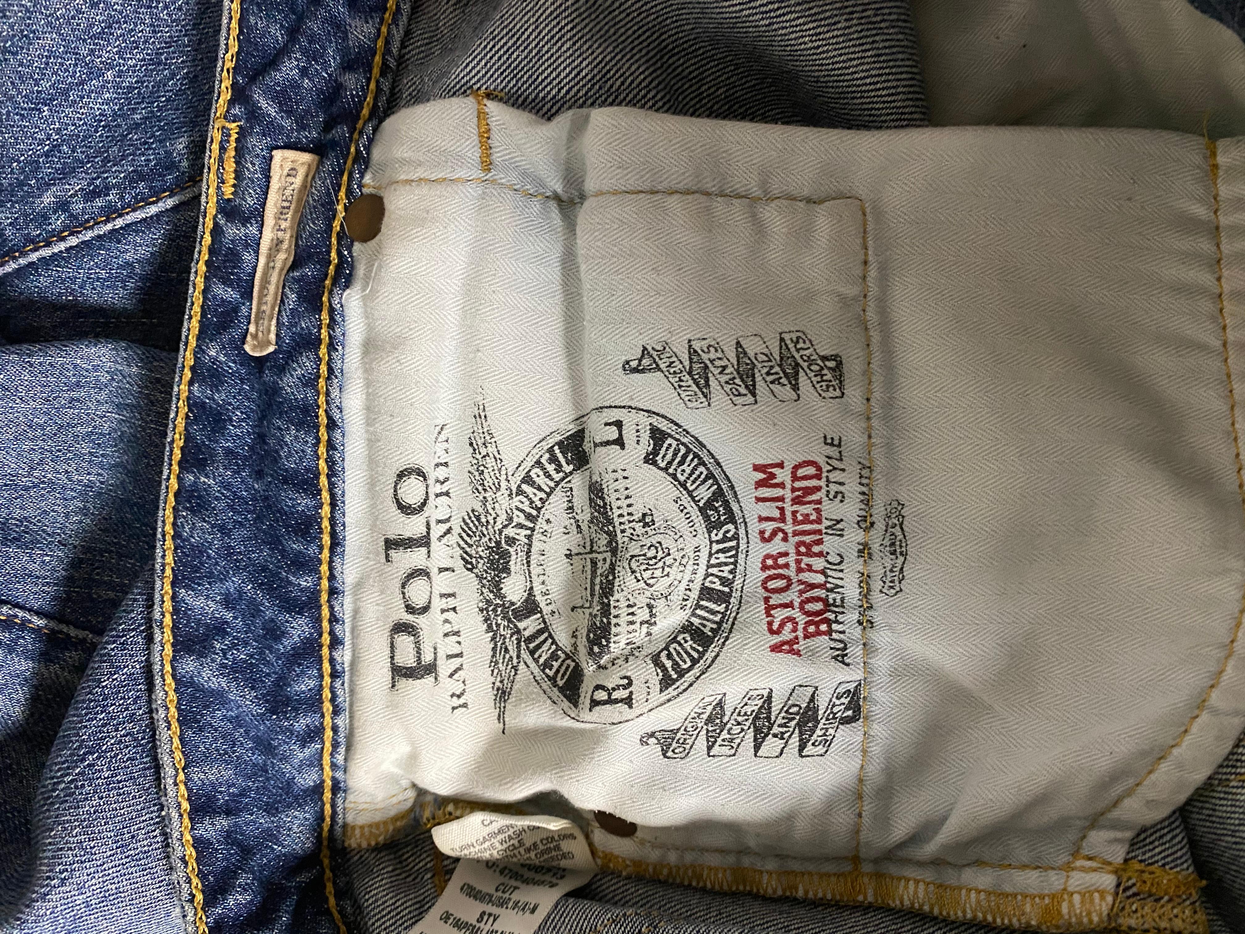 Polo Ralph Lauren Astor Slim Boyfriend Denim Jeans, Size 29 For Sale 2