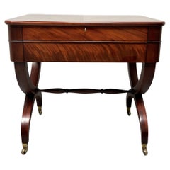 POLO RALPH LAUREN Barlow Flame Mahogany Accent Table