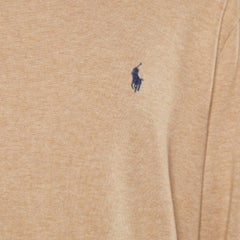 Polo Ralph Lauren Beige Cotton Knit Long Sleeve Jumper 2XL