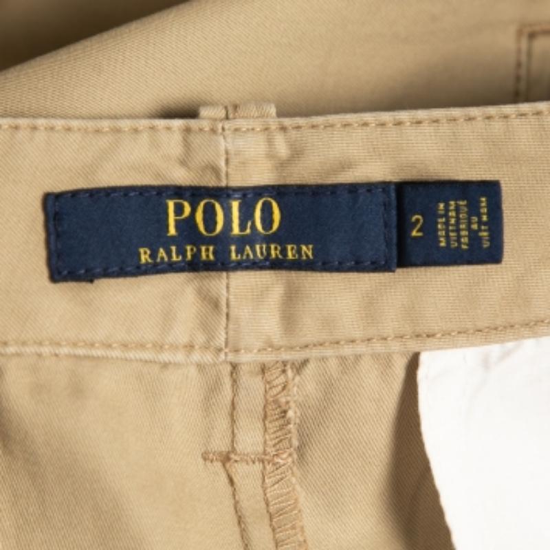 Beige Polo Ralph Lauren Pantaloncini in cotone beige S in vendita