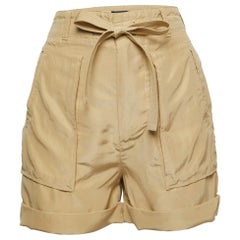 Polo Ralph Lauren Pantaloncini in seta beige con cintura S