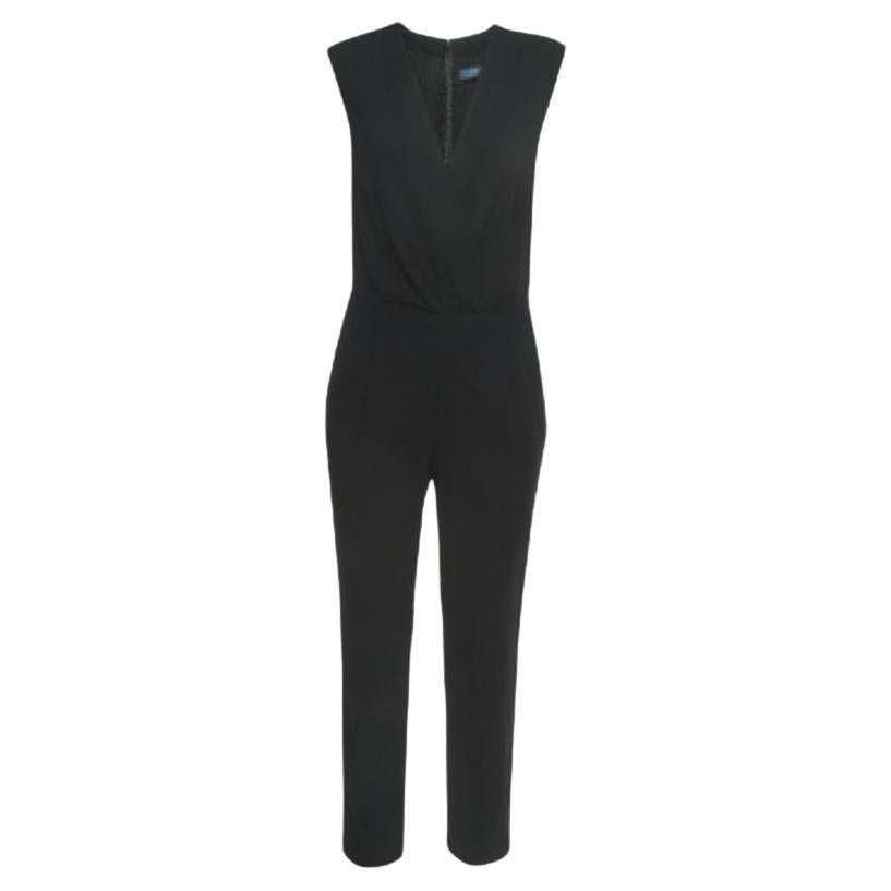 Polo Ralph Lauren Black Crepe Sleeveless Jumpsuit S