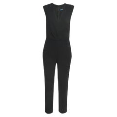 Polo Ralph Lauren Black Crepe Sleeveless Jumpsuit S