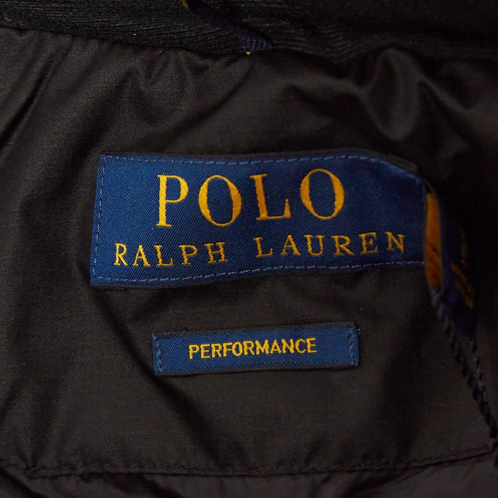Men's Polo Ralph Lauren Black Quilted Zip Front Down Coat M