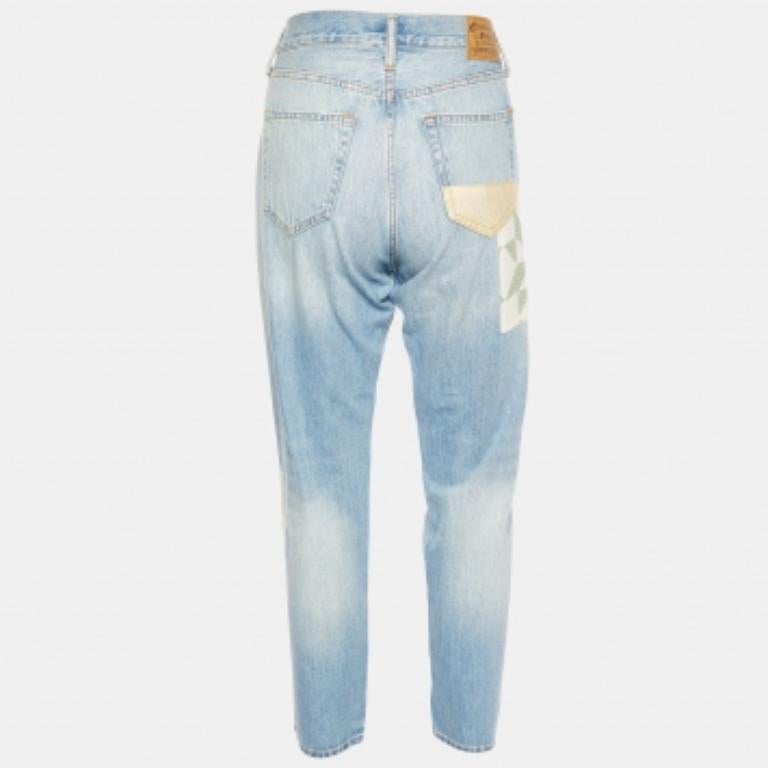 Polo Ralph Lauren Vaqueros Avery Boyfriend con parches azules S/Cintura 32 en venta 3