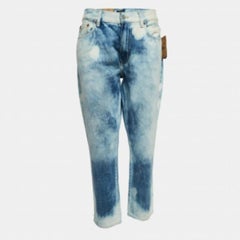 Polo Ralph Lauren Jeans Avery Boyfriend in denim lavato blu XL Vita 35