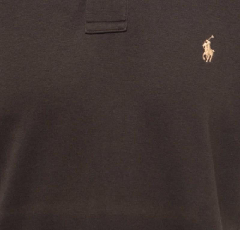Polo Ralph Lauren Polo de algodón marrón M Negro en venta