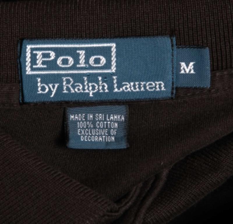 Polo Ralph Lauren Polo de algodón marrón M en Bueno estado para la venta en Dubai, Al Qouz 2