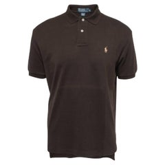 Polo Ralph Lauren Polo de algodón marrón M