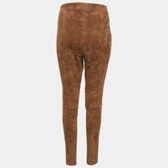 Polo Ralph Lauren Brown Genuine Suede Trousers XL
