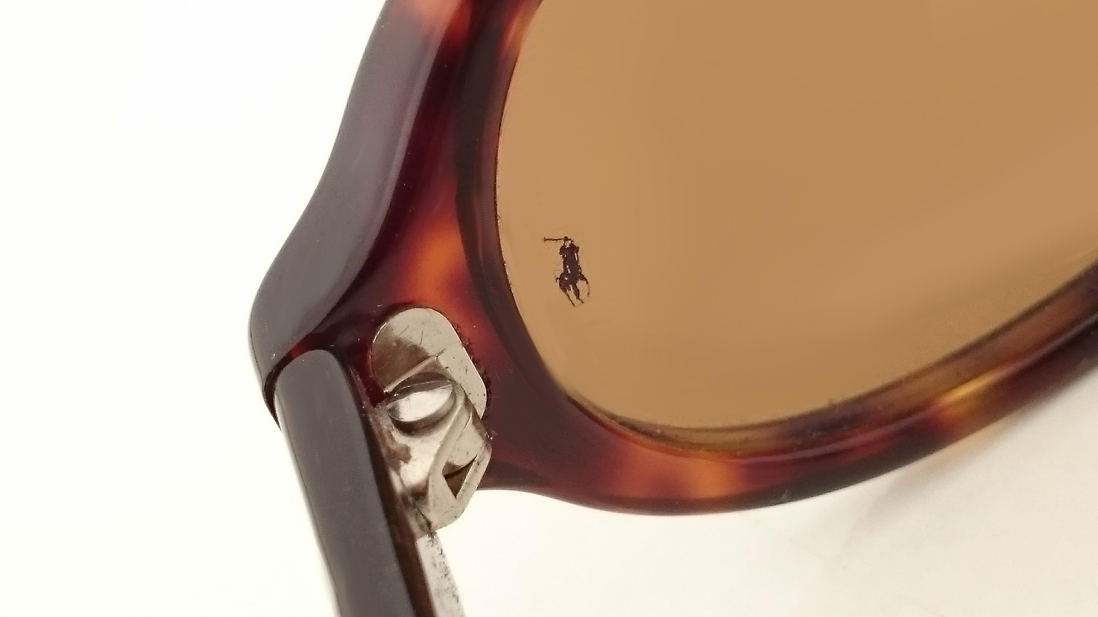 Polo Ralph Lauren Brown Oval Vintage Sunglasses 2
