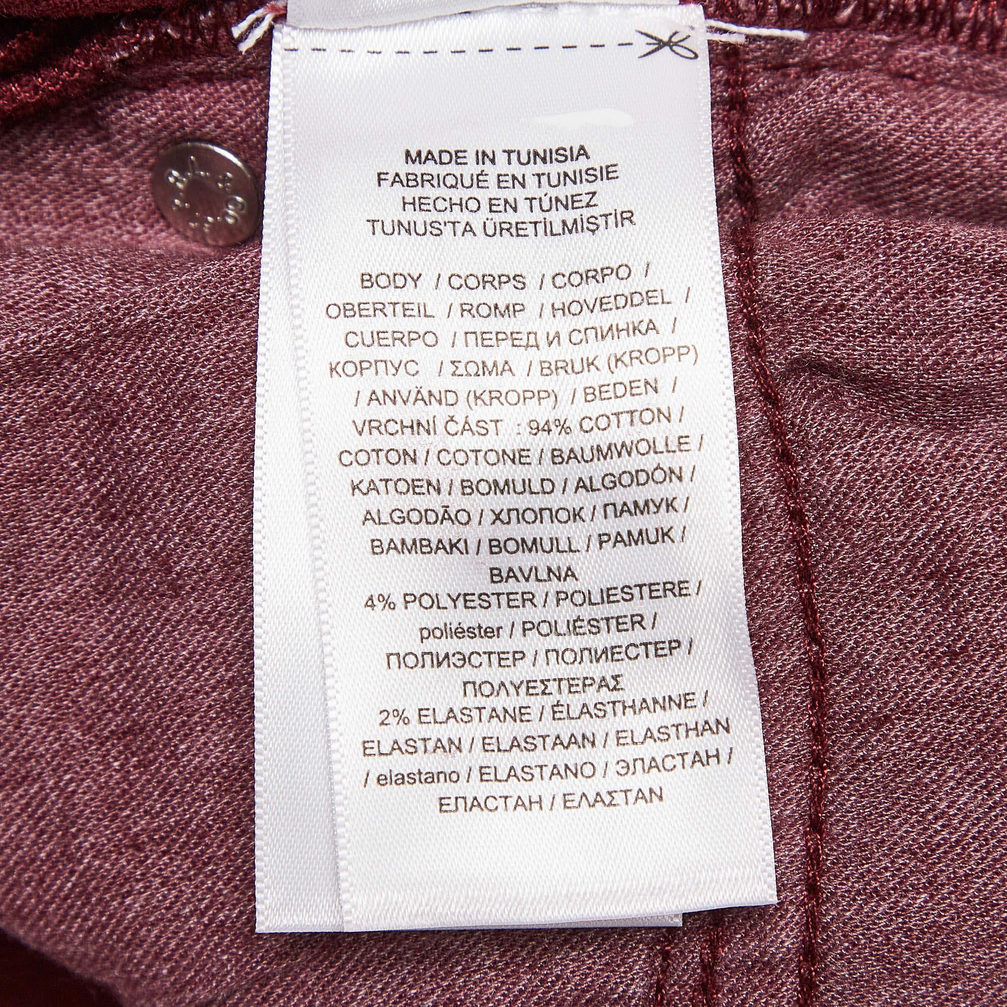 Polo Ralph Lauren - Jeans skinny in denim borgogna - Vita 26