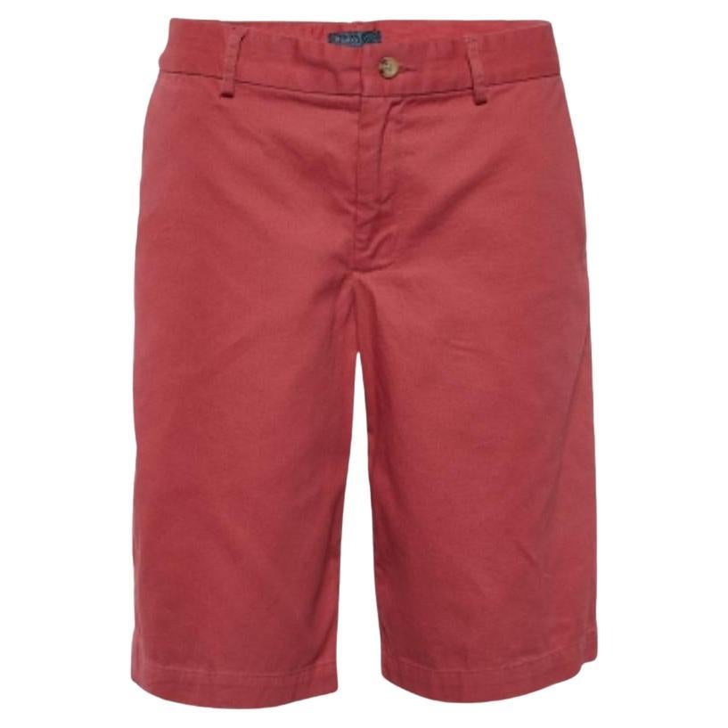 Polo Ralph Lauren Pantaloncini di jeans rosso bruciato XL in vendita
