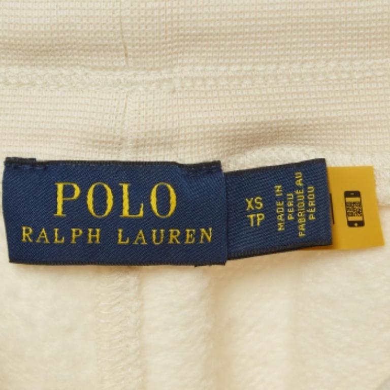 Joggers Polo Ralph Lauren en mezcla de algodón crema  XS en Excelente estado para la venta en Dubai, Al Qouz 2
