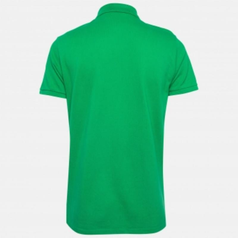 De los hombres Polo Ralph Lauren Verde Algodón Piqué Slim Fit Polo L en venta