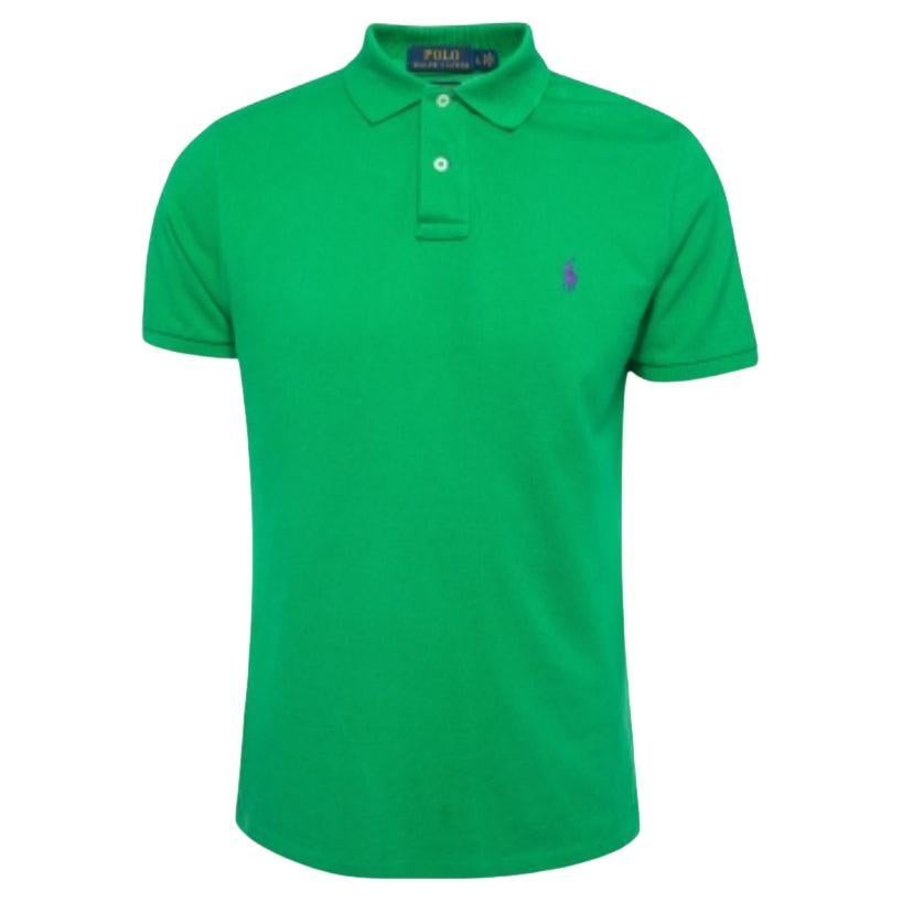Polo Ralph Lauren Verde Algodón Piqué Slim Fit Polo L
