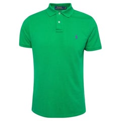 Polo Ralph Lauren Verde Algodón Piqué Slim Fit Polo L