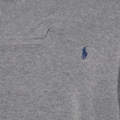Polo Ralph Lauren Grey Cotton Knit Sweater XL