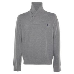 Polo Ralph Lauren Maglione in cotone grigio XL