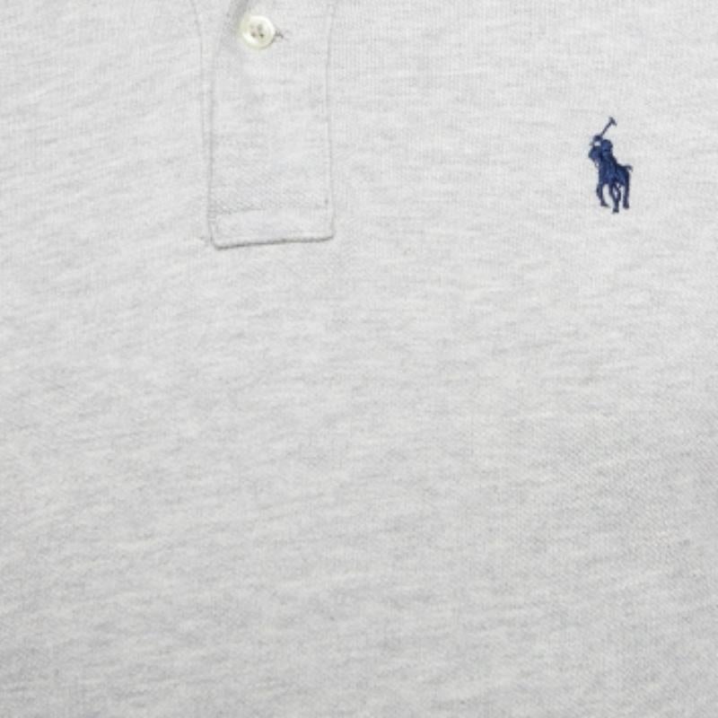 Polo Ralph Lauren Gris Polo Piqué Algodón M en venta 1