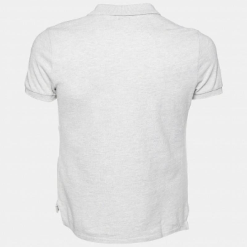 Polo Ralph Lauren Gris Polo Piqué Algodón M en venta 2