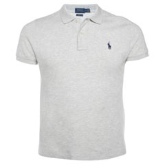 Polo Ralph Lauren Gris Polo Piqué Algodón M