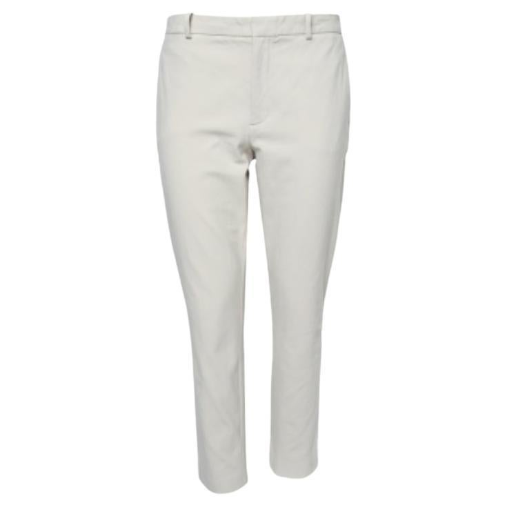 Polo Ralph Lauren Graue Baumwoll-Tailored-Hose L