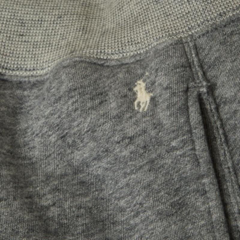 De las mujeres Polo Ralph Lauren Pantalones de chándal de algodón bordados con logotipo gris M en venta