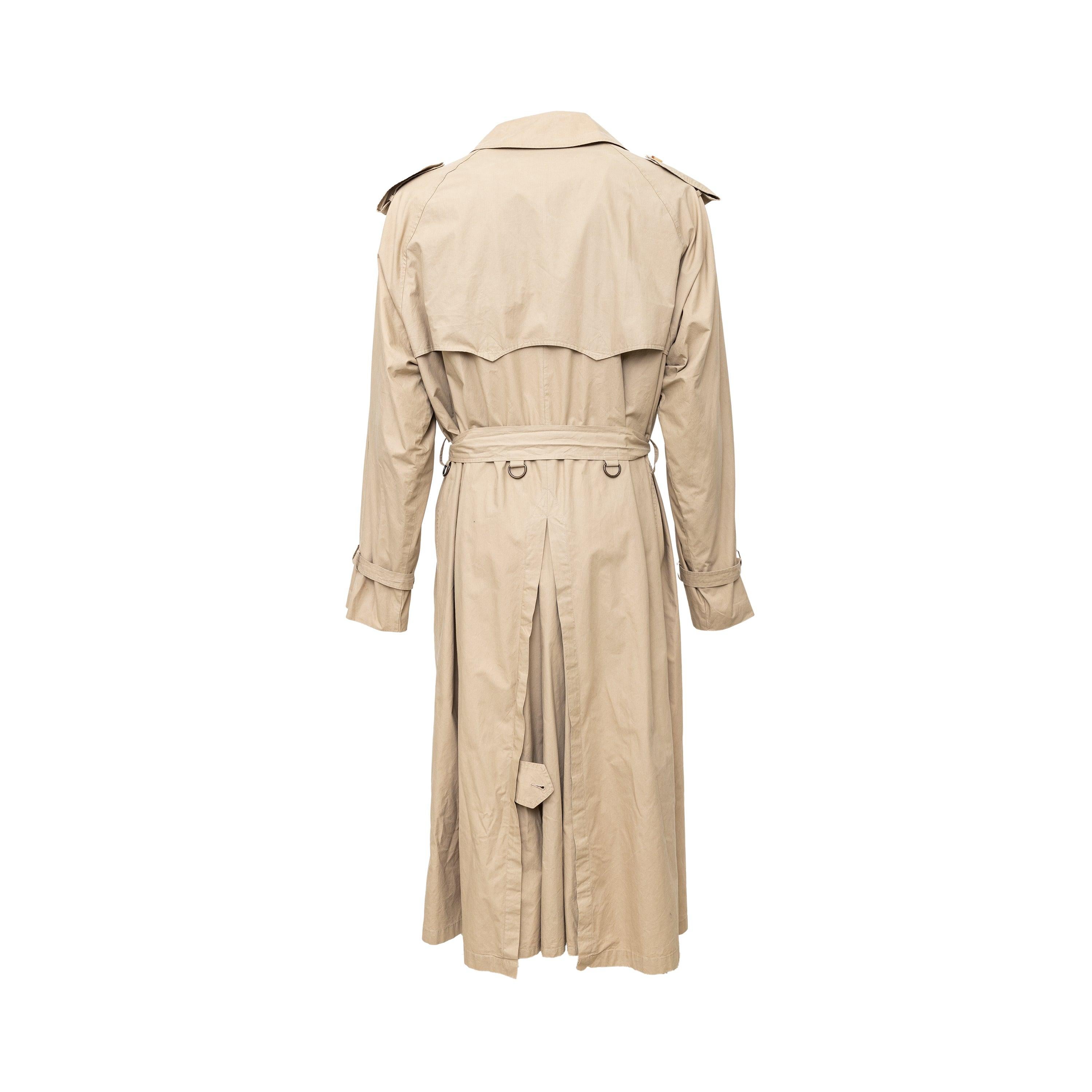 Beige Polo Ralph Lauren Khaki Trench Coat - '10s