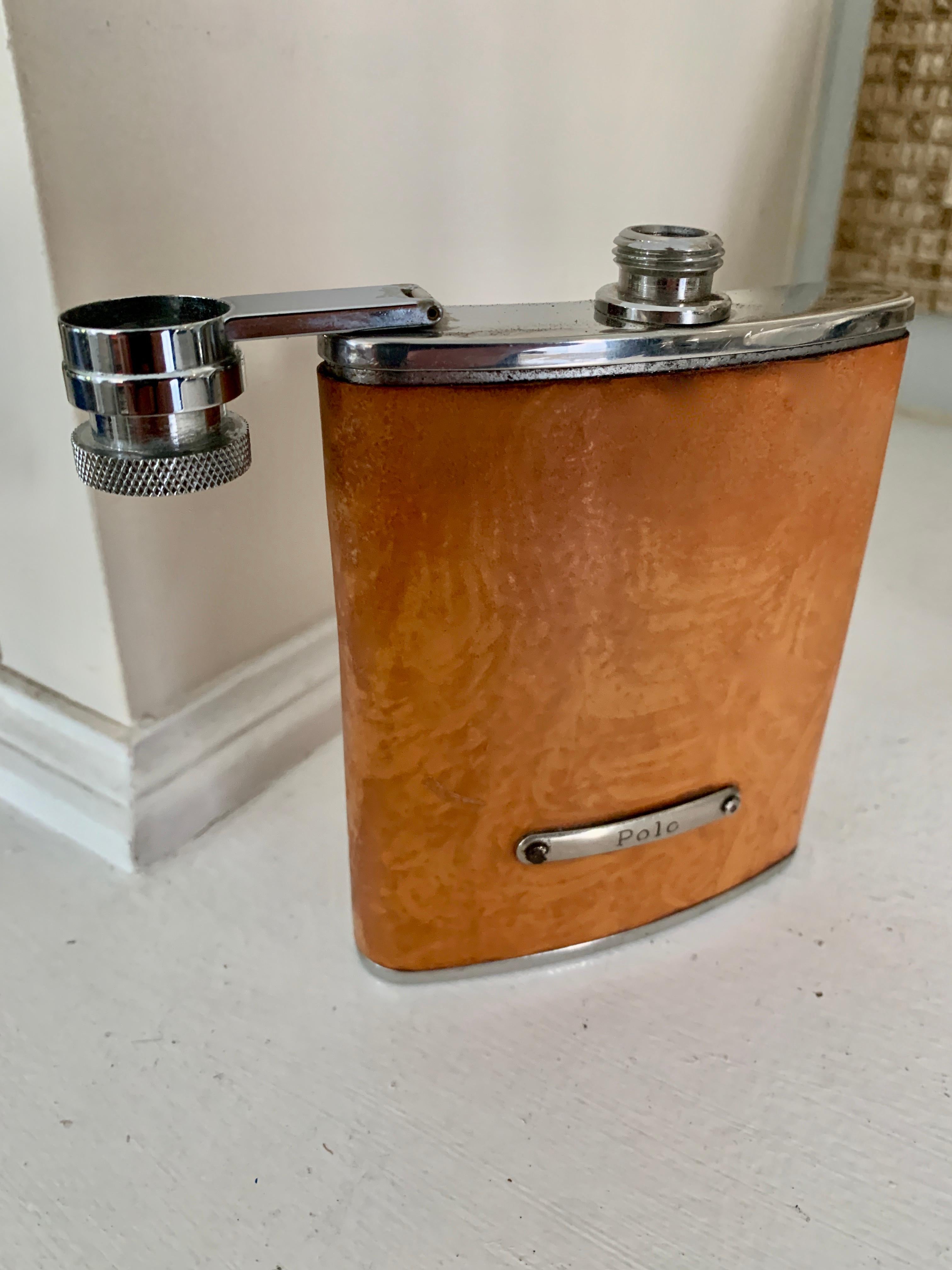 ralph lauren hip flask