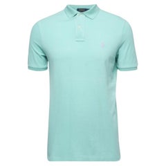 Polo Ralph Lauren Maglietta in cotone Piqué Classic Fit blu chiaro T S