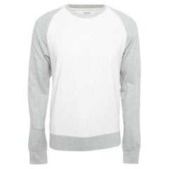 Polo Ralph Lauren Maglietta girocollo in cotone grigio chiaro a manica lunga M. T. I.