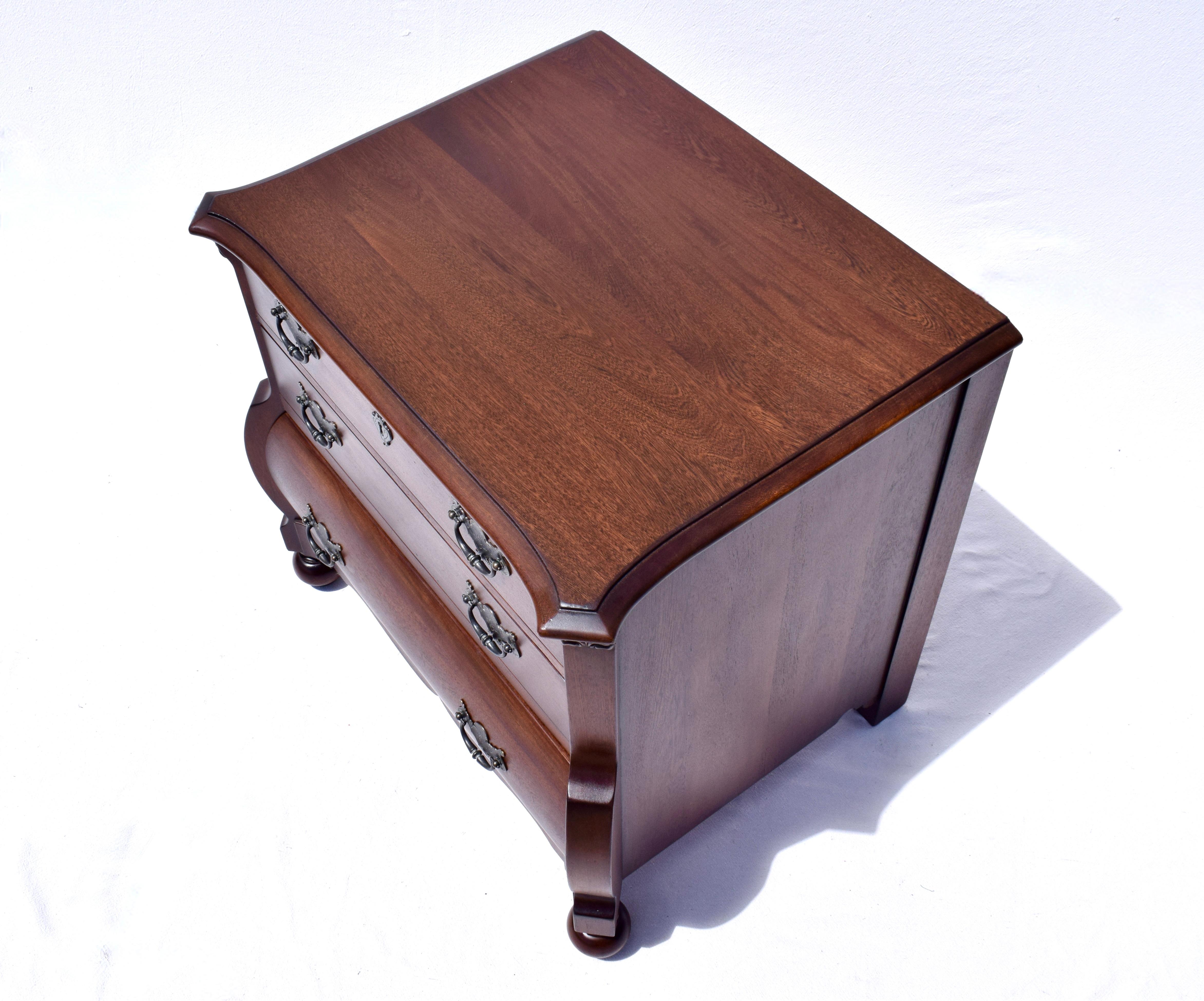 Baroque Revival Ralph Lauren Italian Mahogany Bombay Form Chest