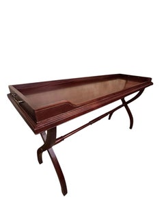 Polo Ralph Lauren Mahogany Regency Style Tall Console Table